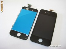 Touchscreen Retina cu Display LCD si Rama Asamblat Complet ORIGINAL Apple iPhone 4 4G 16GB 32GB Black foto