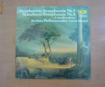 Disc Vinil LP:   Beethoven  - Simfonia nr. 5 , Schubert - Simfonia nr. 8 (neterminata) foto