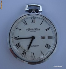Ceas de buzunar Mortima, mecanic, functional, SWISS MADE