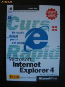MICROSOFT INTERNET EXPLORER 4 - CURS RAPID foto