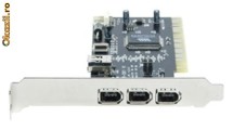 Placa, Placi Fireware Interne, PCI, 3+1 Porturi, Noi, Garantie 24luni ! foto