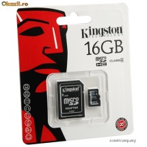CARD microSD 16GB KINGSTON CU ADAPTOR SD CLASS 4