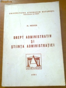 DREPT ADMINISTRATIV SI STIINTA ADMINISTRATIEI - AL. NEGOITA foto