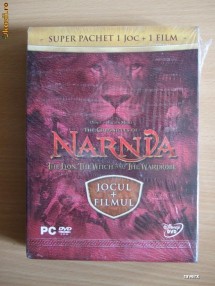 Chronicles of Narnia - pachet joc PC original + film, sigilat foto