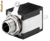 6.3mm Stereo and Mono Chassis Jacks Stage Line T-636 foto