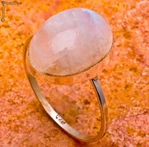 Inel Argint .925  si piatra semipretioasa Moonstone foto