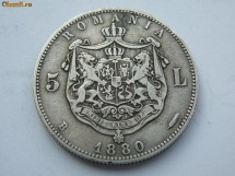 5 lei 1880 Kullrich pe muchie-2