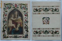 Ilustrata religioasa de lux , cromolitografiata , cu autograf , 1930 , catolica foto
