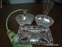 Set toaleta dama din cristal Boemia foto