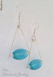 Cercei Handmade - Turquoise Weight (cer00018) foto