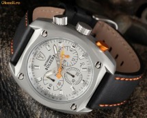 CEAS Chronograph DETOMASO Bolsena , curea piele foto