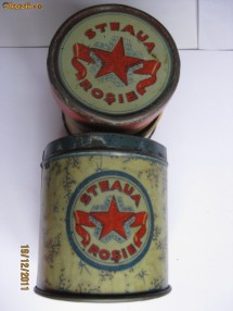 CUTIE DE COLECTIE PENTRU CARTUSE FABRICATE LA STEAUA ROSIE IN 1948 foto