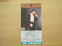 Bilet concert M. Jackson foto