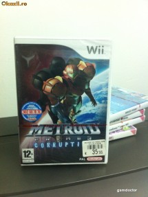 Joc WII Metroid Prime 3: Corruption original PAL foto