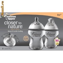 Set 6 biberoane Tommee Tippee, nou