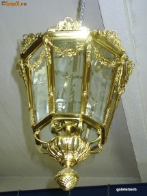 CANDELABRE BRONZ MASIV TIP FELINAR SAU RASINA LEMNOASA