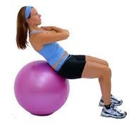 MINGE FITNESS TRY TO DO FINESS BALL PERFECTA PENTRU ANTRENAMENTELE DE ACASA foto