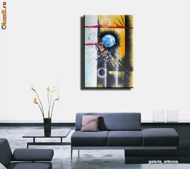 Tablou URIAS 90x60cm Abstract 40 pe sasiu foto mare
