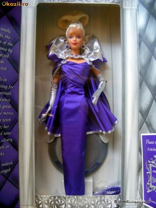 Premiere Night Barbie 1999 - editie colectie in cutie tip carte foto mare