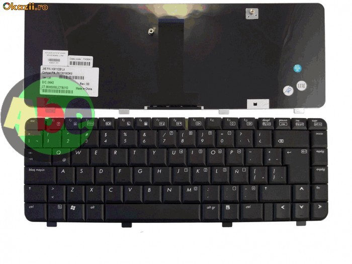 Tastatura LAPTOP HP Compaq 500  520 foto mare