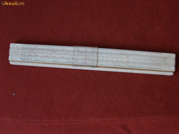 RIGLA DE CALCUL 25 CM foto mare