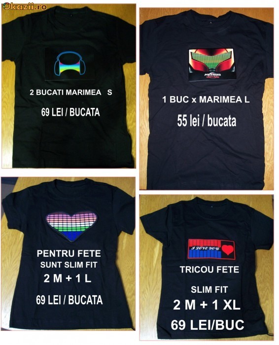 Tricou egalizator Equalizer foto mare