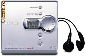 Sony MZ-E310 Portable Minidisc  Walkman Mini Disc Nou + Husa foto mare