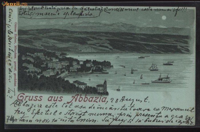 Abazia , clasica , 1898 foto mare