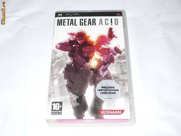 Joc Sony Playstation portable PSP - Metal Gear Acid foto mare