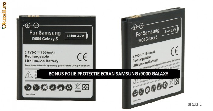 Samsung i9000 Galaxy S Baterie  3.7V 1500mAH foto mare