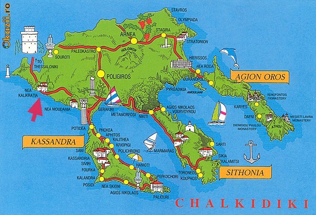 VACANTA- peninsula Chalkidiki foto mare