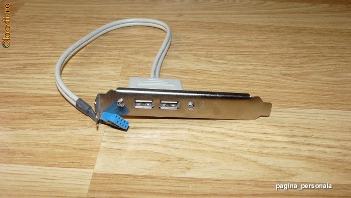 adaptor 2 usb-uri mufa placa de baza foto mare