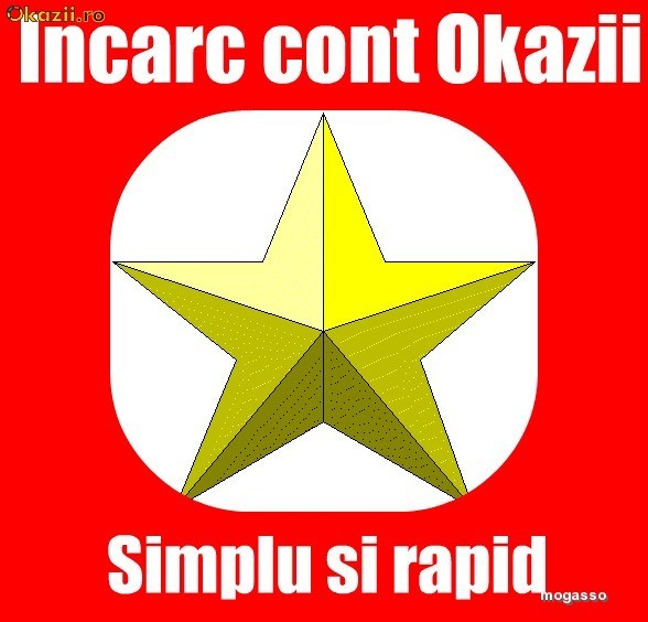 ALIMENTEZ CONT OKAZII 4 lei/EURO (incarcare cont okazii,vand,coduri,reincarcare,credit,conturi,alimentez) foto mare ALIMENTEZ CONT OKAZII 4 lei/EURO (incarcare cont okazii,vand,coduri,reincarcare,credit,conturi,alimentez) foto mare