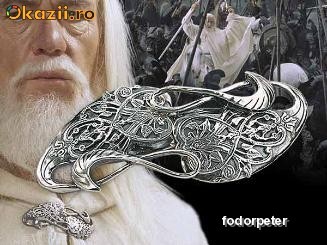 Brosa Gandalf, Lord of the Rings, Orginala.Bijuterie foarte rara foto mare