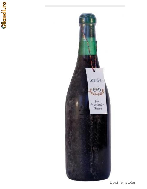 VIN VECHI Merlot Murfatlar 1990 foto mare