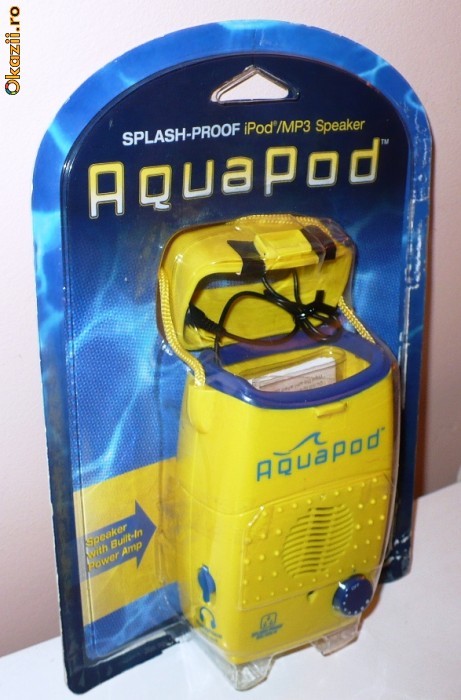 Acua IPOD sau orice mp3 boxe active resitente la apa foto mare
