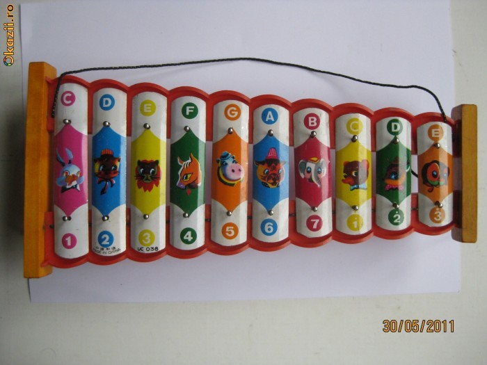 XILOFON CHINEZESC DE COLECTIE DIN ANII 80 foto mare