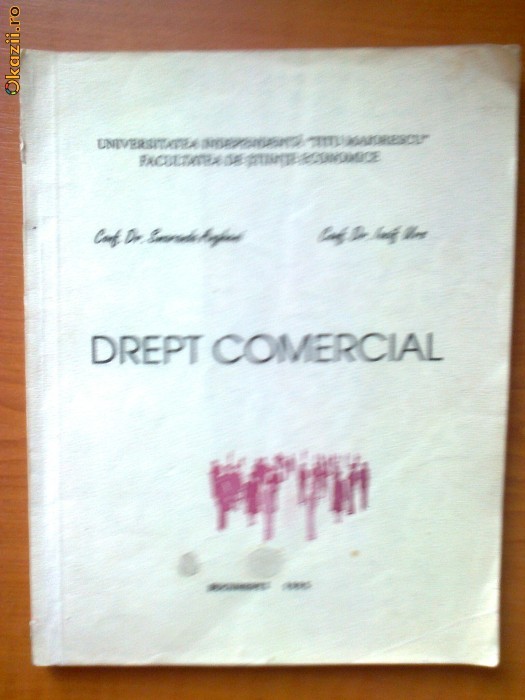 DREPT COMERCIAL - SMARANDA ANGHENI, IOSIF URS foto mare
