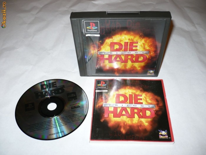 Joc Sony Playstation 1 - PS1 - PS ONE - Die Hard Trilogy foto mare
