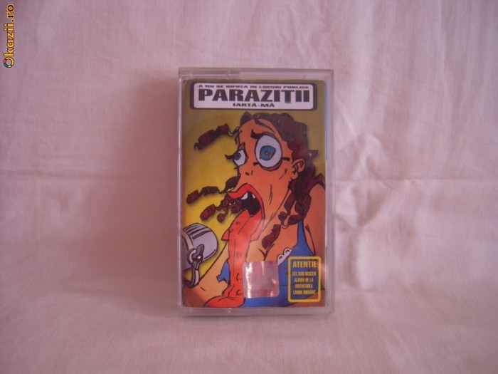 Vand caseta audio originala Parazitii-Iarta-ma,nou-nouta! foto mare