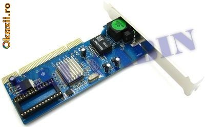 Placa de retea profesionala,Realtek ,chipRTL8169SC, PCI cu port gigabit 10/100/1000 la fel ca belkin,netgear,asus foto mare