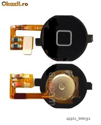 Buton Tasta Home cu banda conectoare ORIGINAL Apple iPhone 3GS foto mare