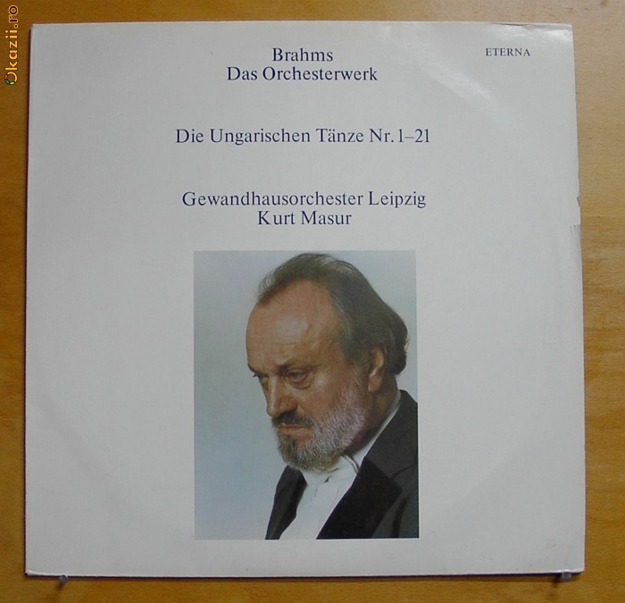 Disc Vinil LP:  Johannes Brahms  - Dans ungar nr. 1 - 21 foto mare