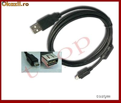 Cablu usb de transfer pentru camere Olympus,CB-USB6 CBUSB6 CB-USB5 CBUSB5 foto mare
