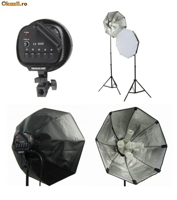 Kit x2 Lampi Hakutatz VL-9026S becuri 10x45W 5500K foto mare