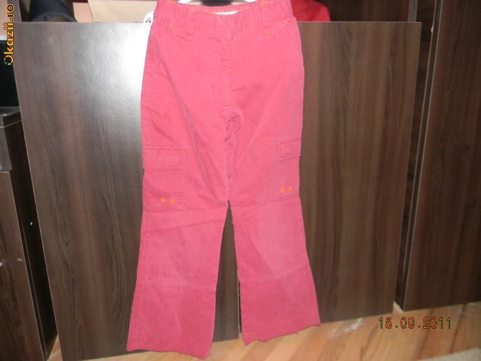 haine copii, pantaloni de la alive, marimea 116, latime 27, lungime 73 cm foto mare