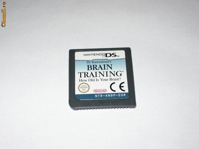 Joc Nintendo DS - Dr. Kawashima's Brain Training - original foto mare