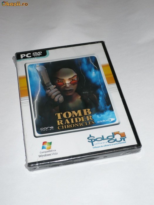 Joc PC - Tomb Raider Chronicles - original - sigilat foto mare