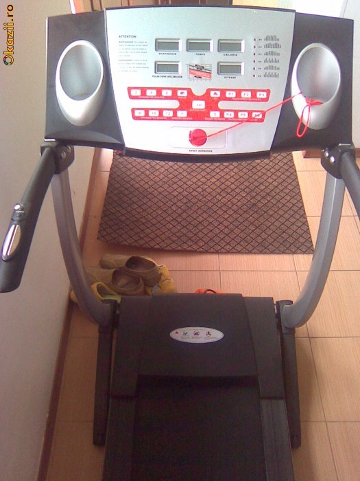 banda electrica profesionala de alergare motorizet treadmill foto mare