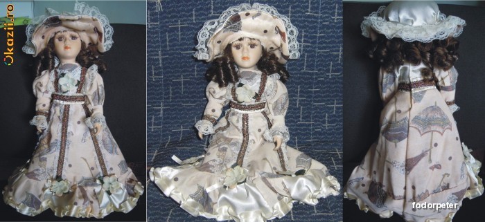Papusa de portelan Import Italia, model Deosebit si Ieftin foto mare